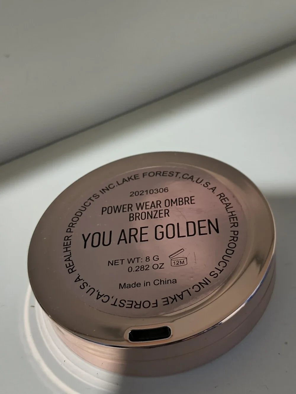 REALHER You Are Golden Power Wear Ombre Bronzer Full Size 8g NWOB